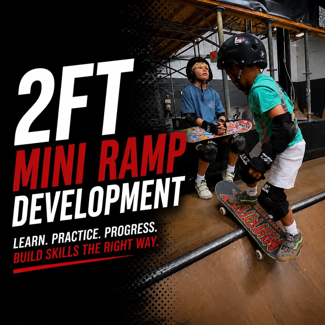 SK8: 2FT MINI RAMP DEVELOPMENT - TERM 1 (Mon 17 Aug - Thurs 8 Oct)