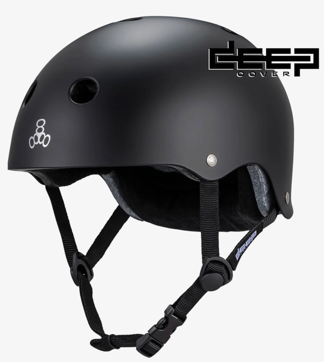 Triple Eight - DEEP COVER Helmet - (BLK)