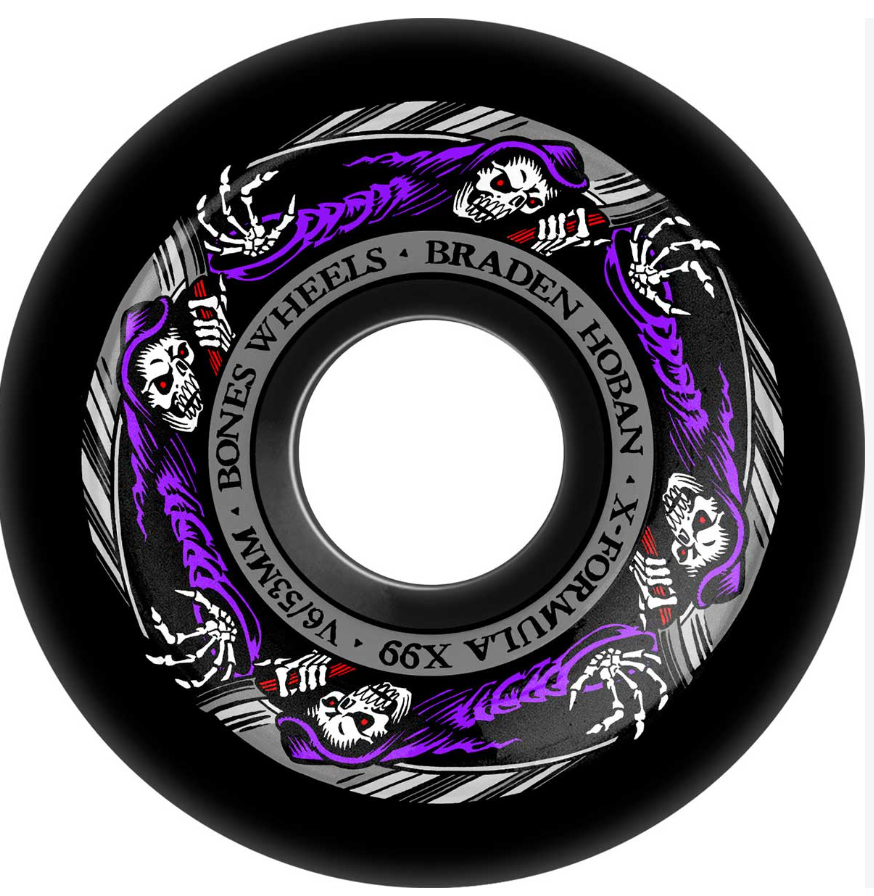 Bones X-Formula Braden Hoban Reaper 99a Wheels