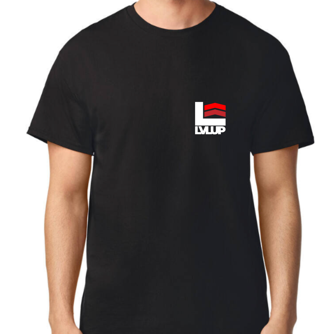 BLACK LVLUP TEE