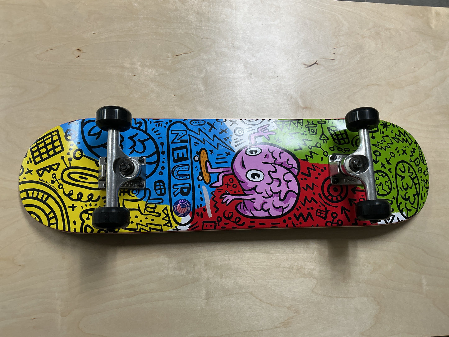 Neuro Brain Love Genesis Complete Skateboard