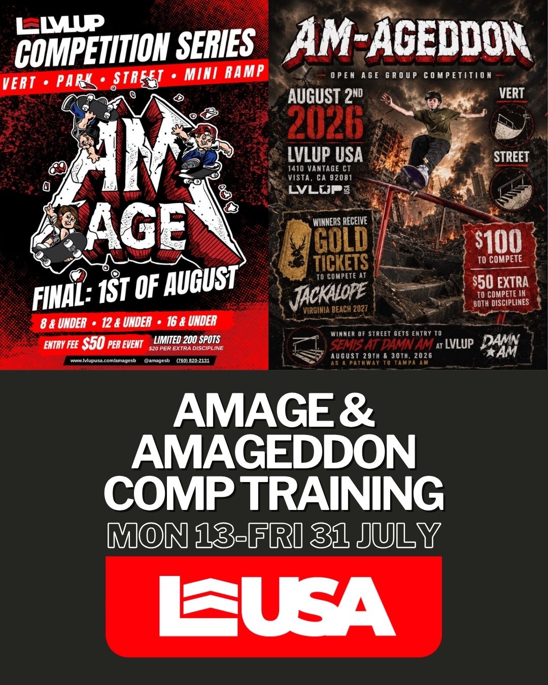 AMAGE & AMAGEDDON Comp Prep Coaching