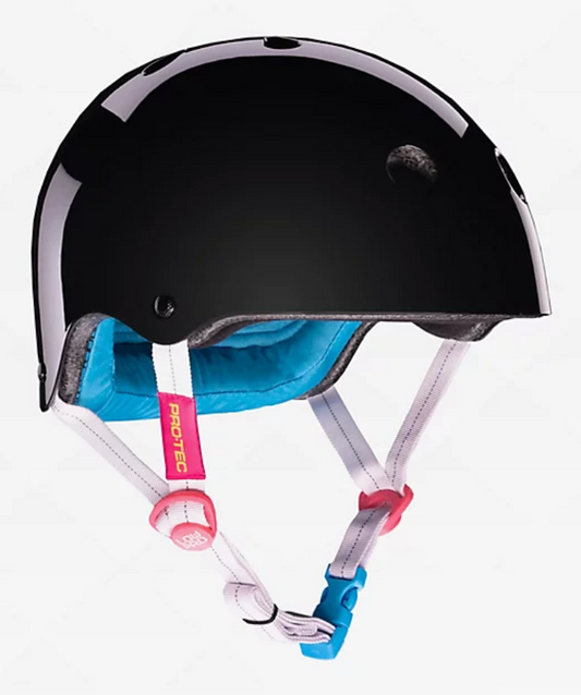 PROTEC LOW PRO HELMET, SANTA CRUZ SIGNATURE EDITION, BLACK GLOSS