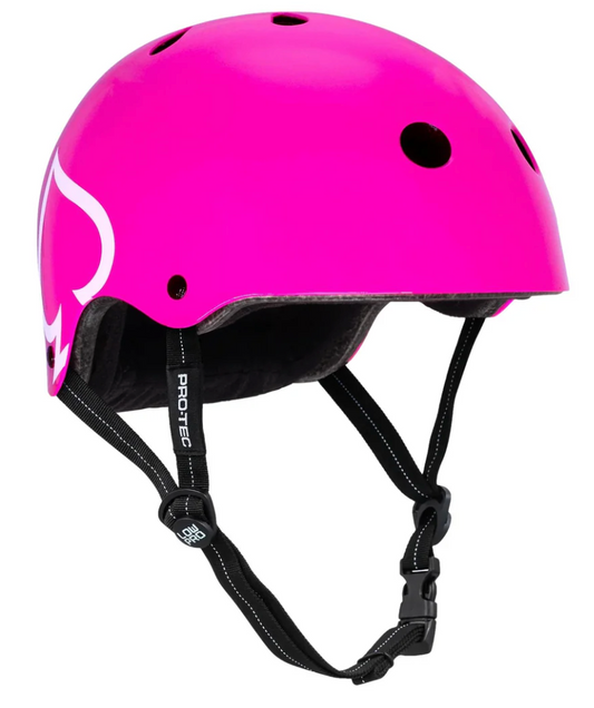 PROTEC Low Pro Certified Matte Pink Gloss Helmet