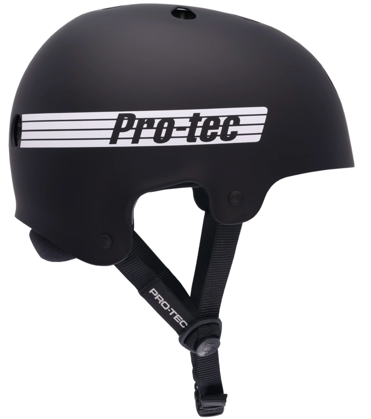 PROTEC Old School Low Pro Asia Fit Helmet Black Matte