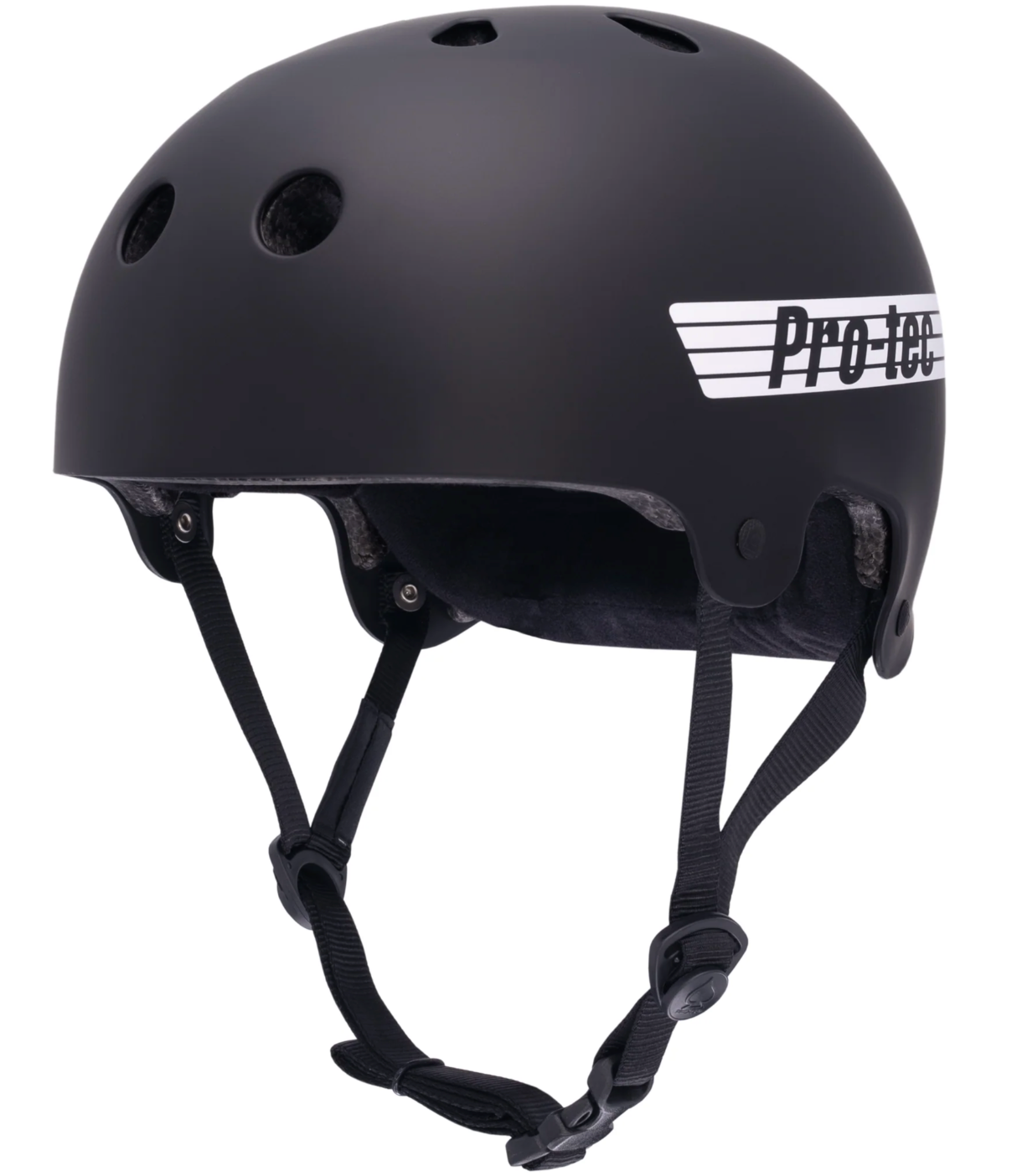 PROTEC Old School Low Pro Asia Fit Helmet Black Matte