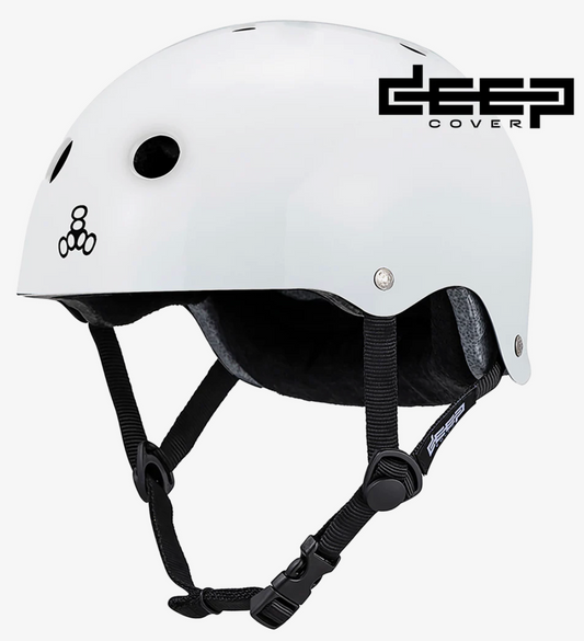 Triple Eight - DEEP COVER Helmet - (WHITE)