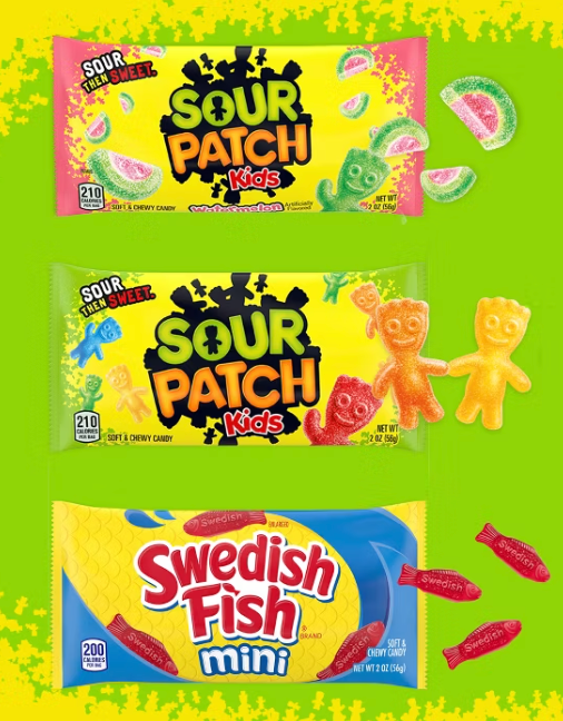 Swedish Fish, SOUR PATCH KIDS Candies Multipack