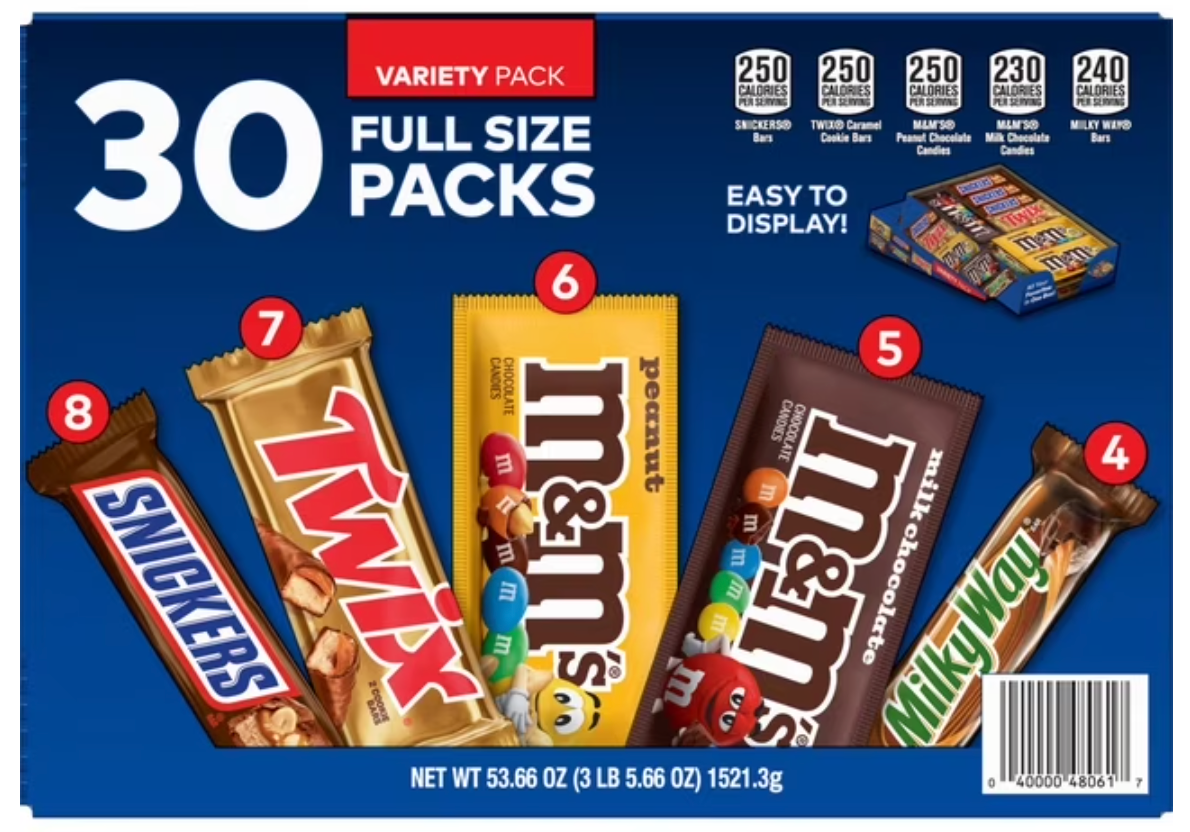 Chocolate Bar Mix